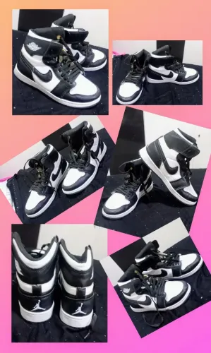 Tênis Jordan Air 1 Preto e Branco