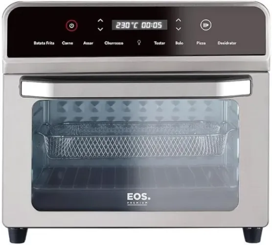 Forno Elétrico e Air Fryer EOS 25 Litros 3 em 1 Inox EFE25AID 220V