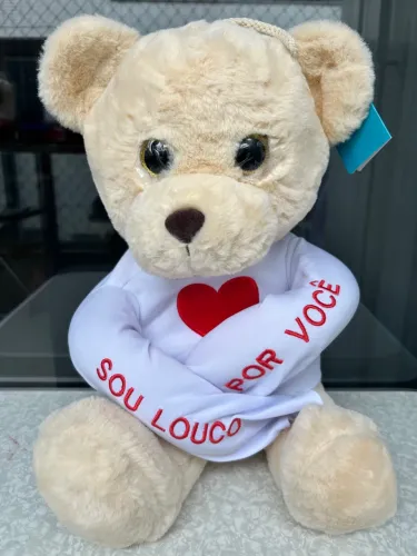 Urso de Pelúcia camisa de força Sou Louco Por Você
