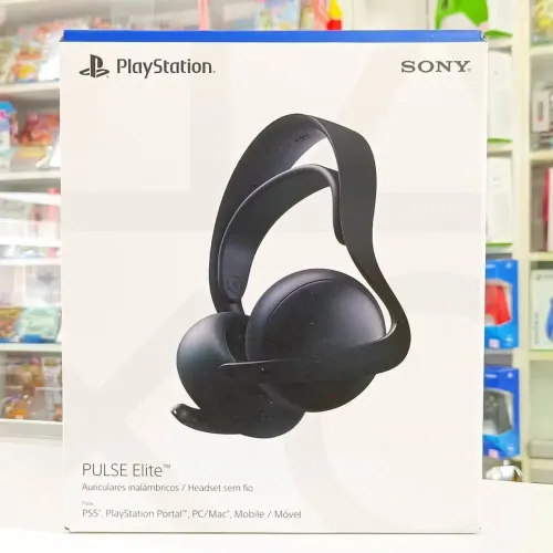Novo HEADSET PULSE Elite sony novo edição Midnight Black 