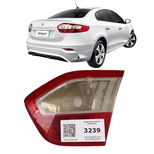 Lanterna Traseira Tampa Direita Renault Fluence 2011/2015 265500038r. Etq3239