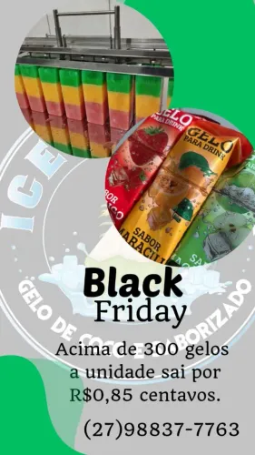 Gelo de água de coco 