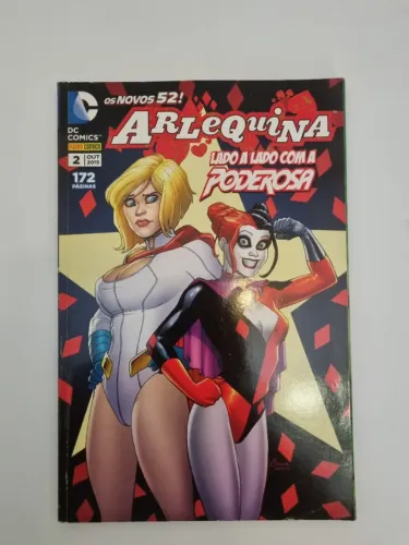 Arlequina - HQ - Lado a Lado com a Poderosa - usado
