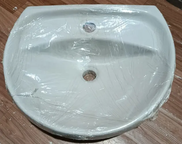 Lavatório pia média cinza claro ou branco