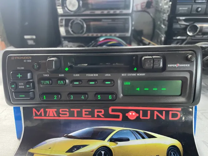 Toca fita rádio pioneer keh-1900 com bluetooth lindo semi novo show na oferta so 999,00