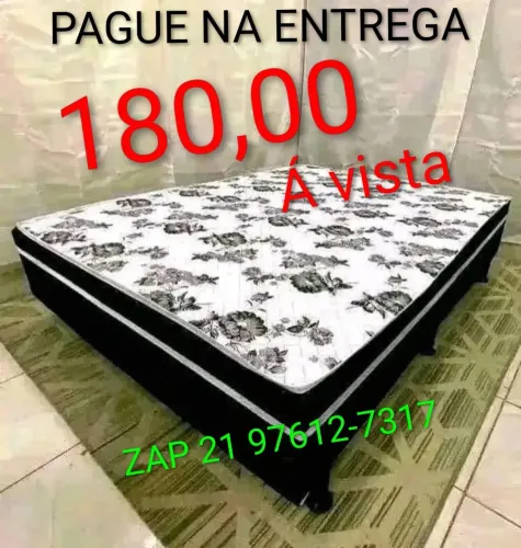 Cama box casal 138x188cm(Pague na entrega)