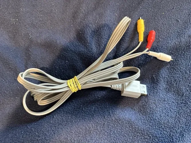 Cabo Audio e Video Nintendo Wii Original