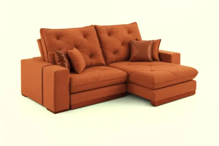 sala sofa retratil de 4 lugares 