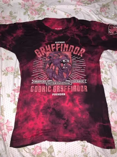 Camiseta Gryffindor Tie Dye
