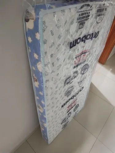 Colchão Para Berço Baby Physical 130 X 70 X 10cm D18 Ortobom Cor Azul