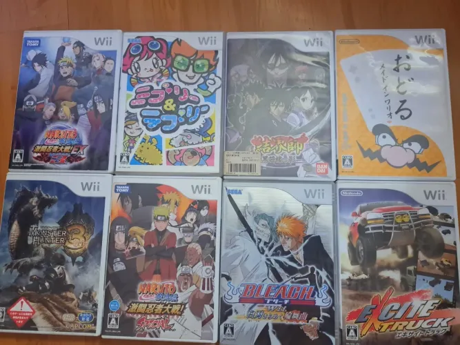 Jogos Nintendo Wii japonês para videogame japonês VALOR UNITÁRIO 