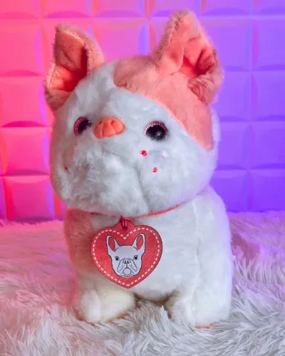 Pelúcia Cachorro Bulldog - 22cm