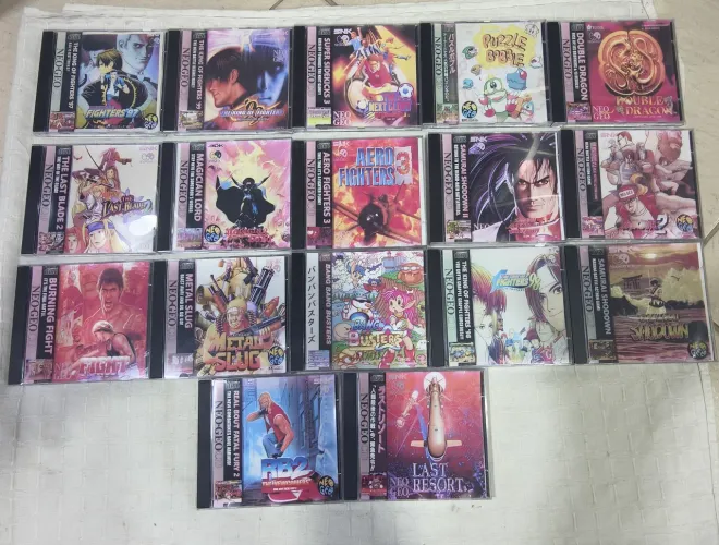 Coleção de Jogos Neo Geo CD ( Só Vendo o Lote)
