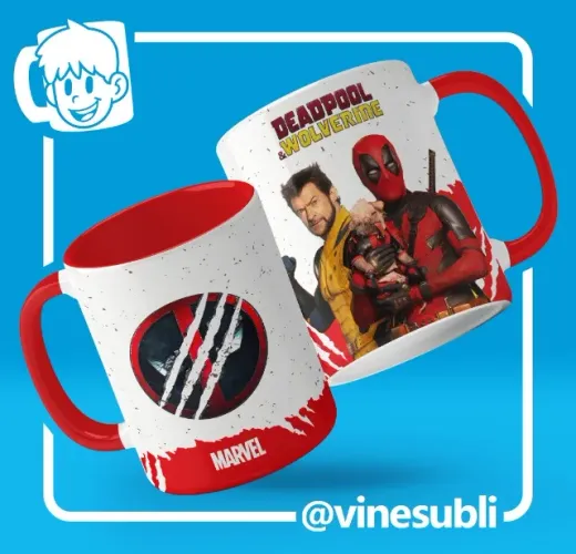Caneca DEADPOOL e WOLVERINE