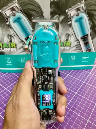 Máquina De Cortar Cabelo Sem Fio Profissional Daling Dl-1539 110V/220V