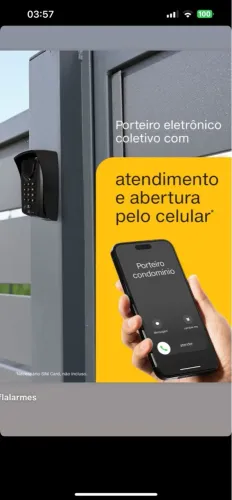 Porteiro Eletrônico Coletivo com Atendimento por Celular
