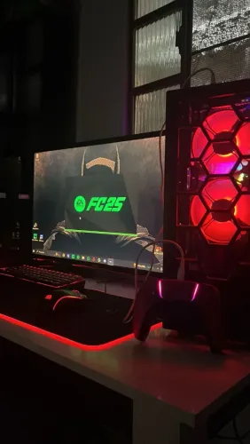 MANETE DE PS5 VERMELHA (EDIÇÃO ESPECIAL)