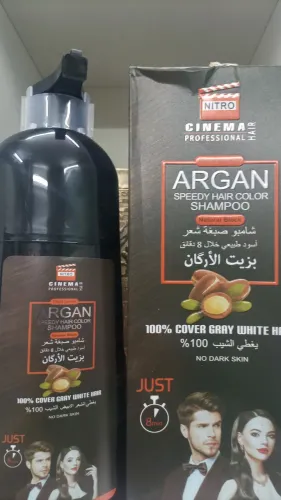 SHAMPOO ESCURECEDOR DE CABELOS GRISALHOS, EM 5 MINUTOS, ÓTIMO