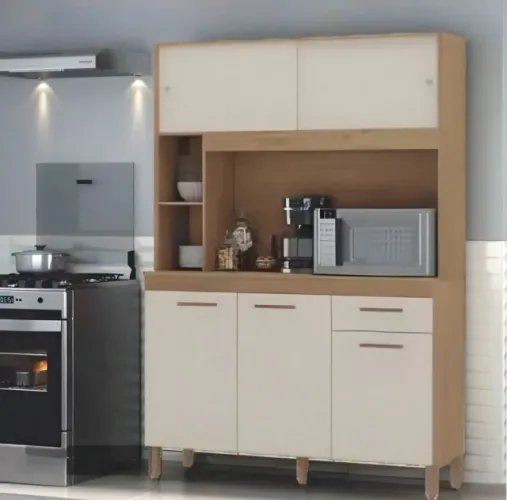 Kit Cozinha 5 Portas 1 Gaveta Tancredo