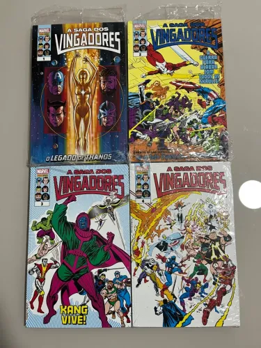 HQ A Saga dos Vingadores vols 1 a 4