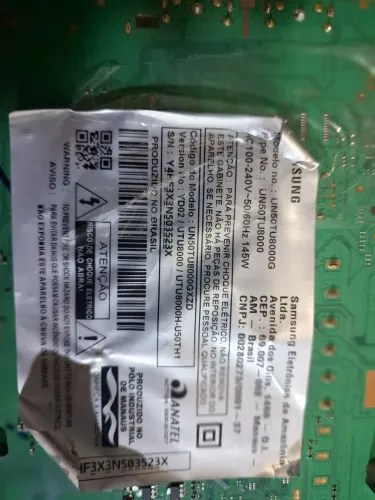 Placa principal de TV Samsung UN50TU8000G - Peças