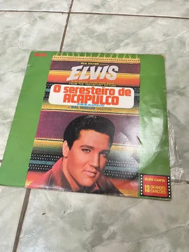 Disco de vinil lp Elvis o seresteiro de Acapulco 
