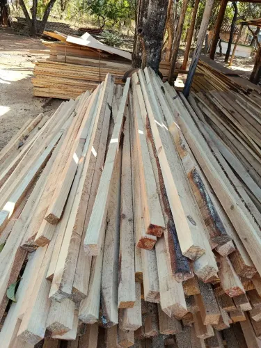 Caibros e sarrafos  tábuas, tapume
