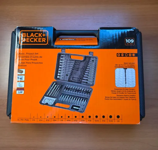 Acessórios Para Furadeira Black+decker - 109 Peças