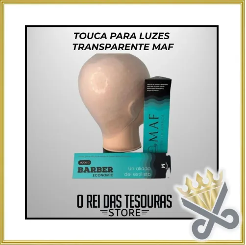 TOUCA PARA LUZES TRANSPARENTE ALINHADA - MAF