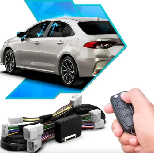 kit conforto corolla 2020 em diante - modulo de automação vidros, retrovisor, teto solar