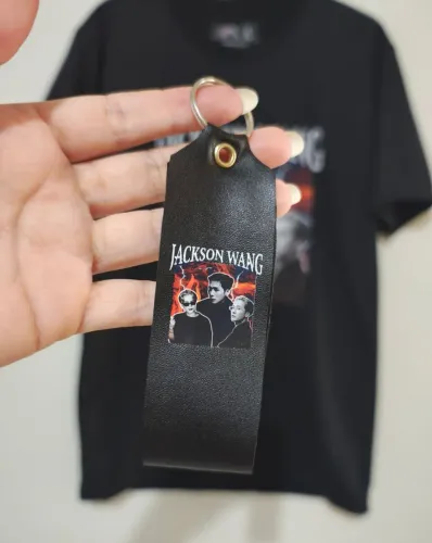 Chaveiro de couro personalizado