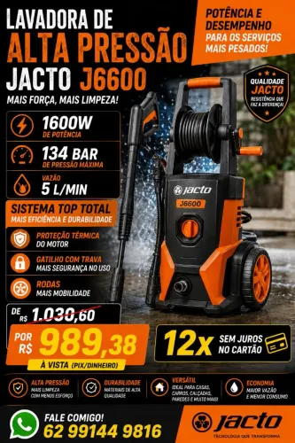 PROMOÇÃO LAVADORA DE ALTA PRESSAO