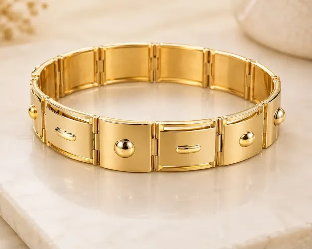 Bracelete Articulado Firenze em Ouro 18k 750