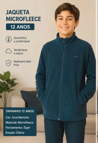 Agasalho  Infantil - T.12 anos