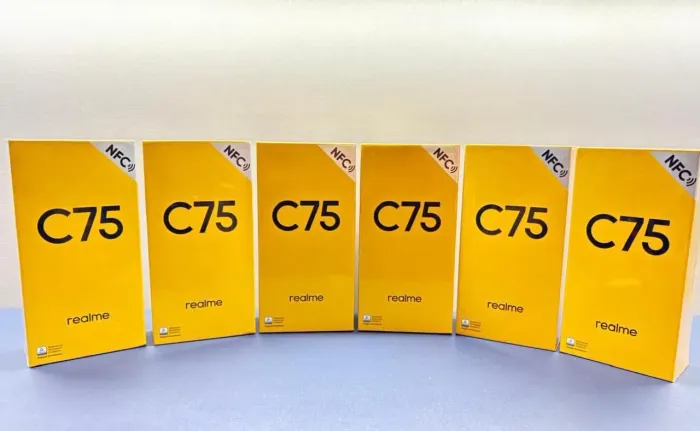 Realme c75 4G 256/08- Preto Dourado