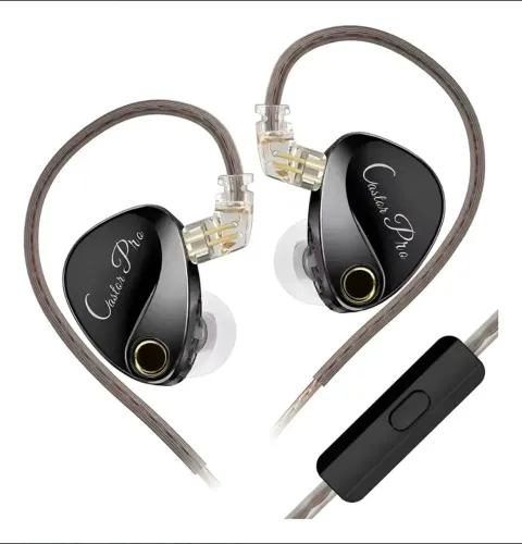 Fone KZ Castor Pro com microfone