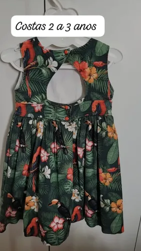 vestidos menina 1 a 4 anos 15,00