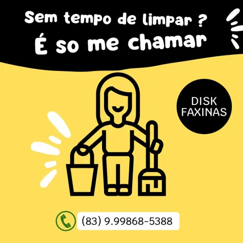 Faxina / diarista / limpeza residencial