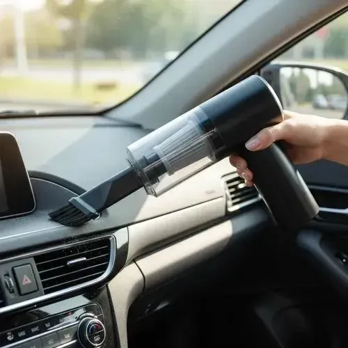 ? Aspirador Portátil para Carro - Potente, Compacto e Prático!