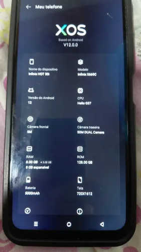 Estou vendendo um infinix hot 30i
