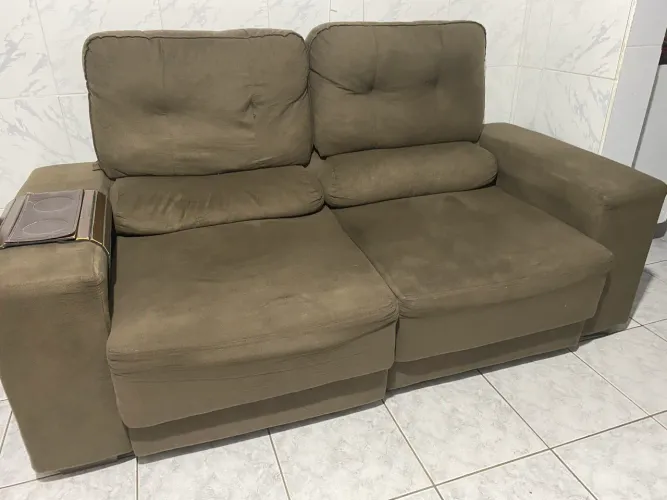 Sofá 2 lugares retrátil