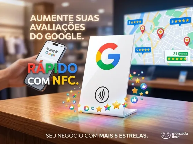 Placa nfc de avaliação do google