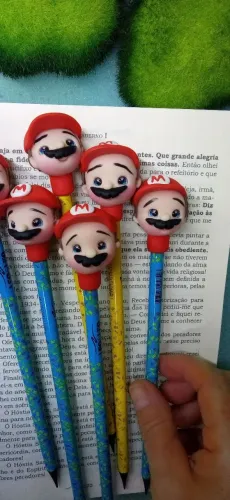 Ponteiras de lápis em Biscuit 