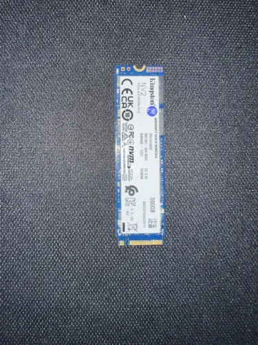 SSD 500 GB Kingston NV2, M.2 2280 PCIe, NVMe, Leitura: 3500 MB/s e Gravação: 2100 MB/s - S
