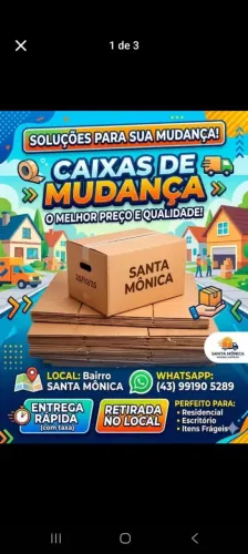 Caixas para ajudar na sua mudança