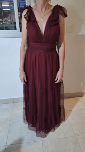 Vestido marsala