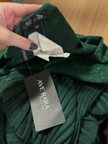 Vestido de Festa Ave Rara Verde Novo