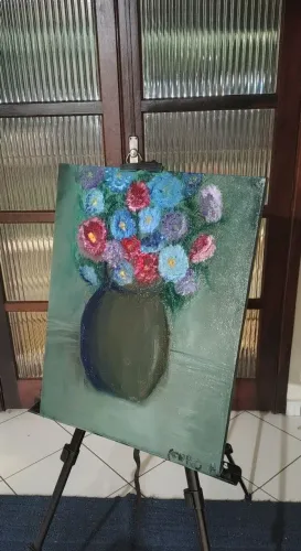 Pintura a óleo sobre tela