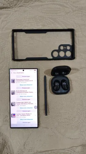Samsung S23 Ultra 256GB Original + Carregador + Buds Live | Não Aceito Troca