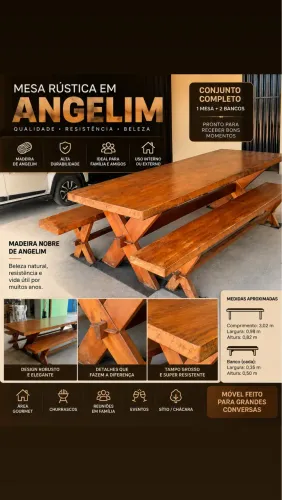 Melhor mesa! Enorme e de qualidade 